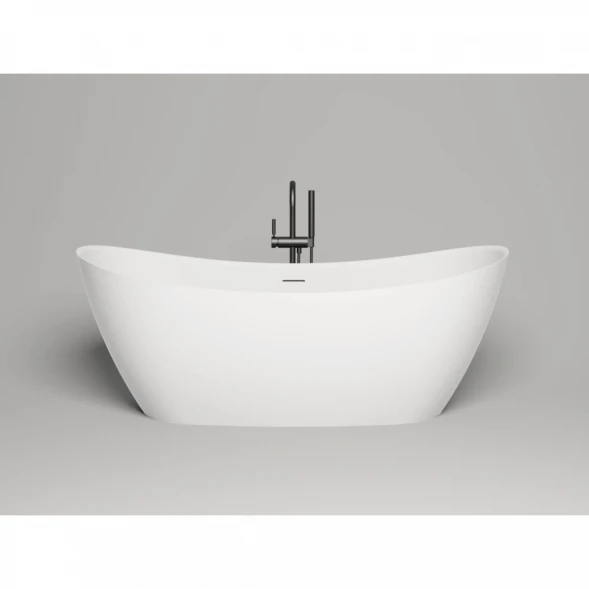 Ванна из литьевого мрамора Salini S-Sense Noemi 101712G 170,5x75,5 см, отдельностоящая, белый глянец