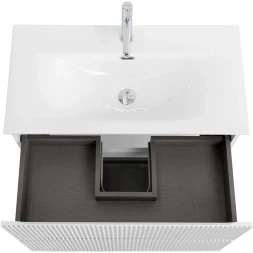 Тумба под раковину BelBagno Uno UNO-MINI-800-2C-SO-BO 80 см, подвесная, белый матовый