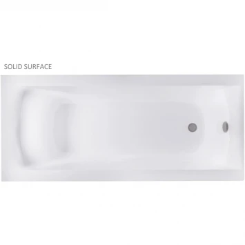 Ванна из литьевого мрамора Astra-Form Нью-Форм Solid Surface 01010060 170x75 см, белый матовый