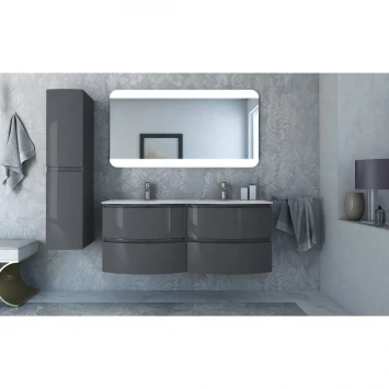 Пенал Cezares Vague 44323 подвесной L/R, Antacite