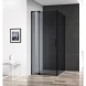 Душевой уголок 70-80x89,5 см Cezares SLIDER-AH-1-90-70/80-GRIGIO-NERO графитовое