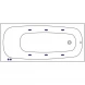 Акриловая гидромассажная ванна 180x80 см Whitecross Layla 0102.180080.100.SOFT.GL