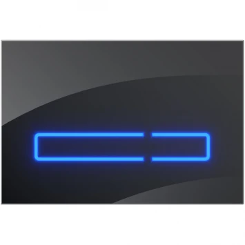 Кнопка смыва Am.Pm Touch Pro I0450A38 для инсталляции, черный глянец