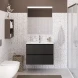 Тумба под раковину BelBagno Uno UNO-MINI-800-2C-SO-GSO 80 см, подвесная, темно-серый матовый