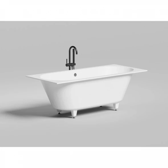 Ванна из литьевого мрамора Salini S-Sense Ornella Axis 103413G 170,5x75,5 см, белый глянец