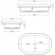 Раковина 58,3x36,3 см Artceram Fuori Scala TFL033 37 00