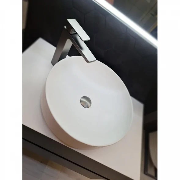 Смеситель для раковины AltroBagno Lamberto AltroBagnoLamberto010224GM оружейная сталь