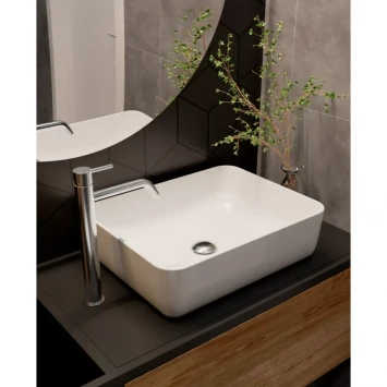 Смеситель для раковины AQUAme Siena AQM6214CR без донного клапана, хром