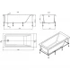 Акриловая ванна 150x70 см Roca Easy ZRU9302904