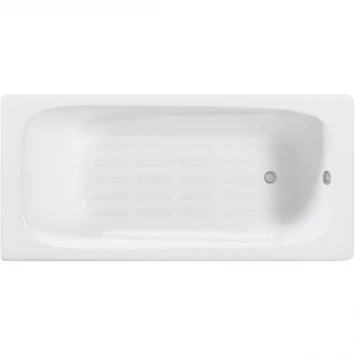 Ванна чугунная Delice Flex DLR230631-AS 170x80 см, с антискользящим покрытием, белый