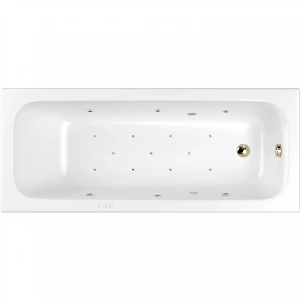Акриловая ванна Whitecross Vibe 0105.170070.100.RELAX.BR 169,5x70 см, с гидромассажем, белый