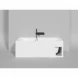 Ванна из литьевого мрамора Salini S-Stone Orlanda Kit 102125M 160x70 см, белый матовый