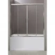 Шторка для ванны BelBagno Uno 150 см текстурное стекло UNO-VF-2-150/145-P-Cr