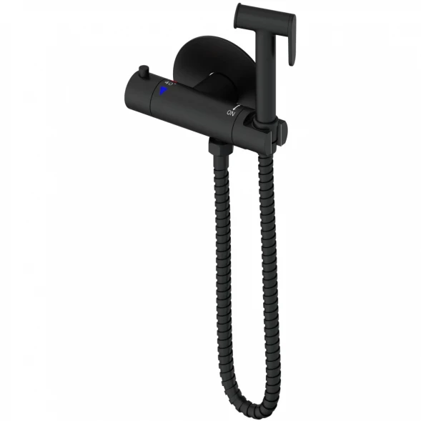 Гигиенический душ Wonzon &amp; Woghand WW-88819902-MB с термостатом, черный матовый