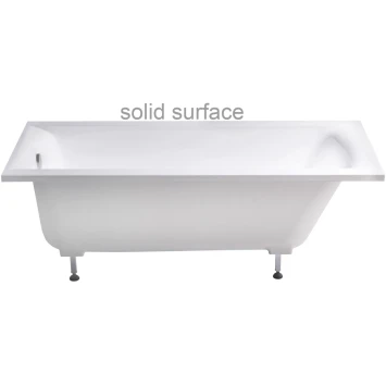 Ванна из литьевого мрамора Astra-Form Нью-Форм Solid Surface 01010057 150x70 см, белый матовый