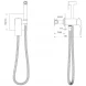 Гигиенический душ Wonzon &amp; Woghand Fit WW-88829009-CR со смесителем, хром