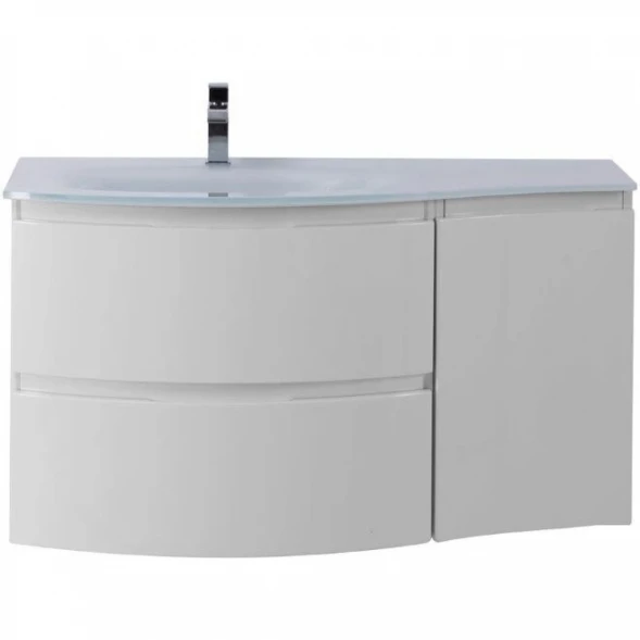 Шкаф одностворчатый 34x55 см Bianco Lucido R Cezares Vague 44222
