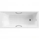 Ванна чугунная Delice Prestige DLR230623R-AS 180x80 см, с отверстиями под ручки, антискользящим покрытием, белый