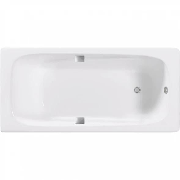 Ванна чугунная Delice Flex DLR230631R 170x80 см, с отверстиями под ручки, белый