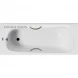 Ванна чугунная Vinsent Veron Concept VCO1607042H/VH0015BR 160x70 см, с ручками, белый
