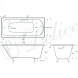 Ванна чугунная Delice Fusion DLR230647R 170x70 см, с отверстиями под ручки, белый