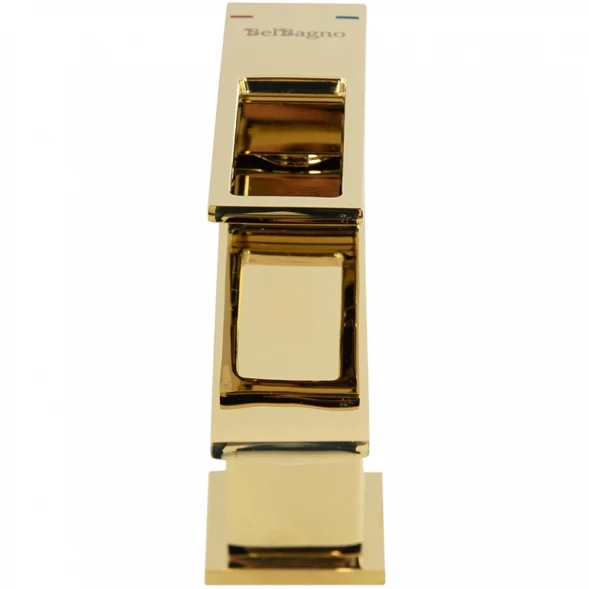 Смеситель для раковины с донным клапаном BelBagno Luce LUC-LVM-ORO