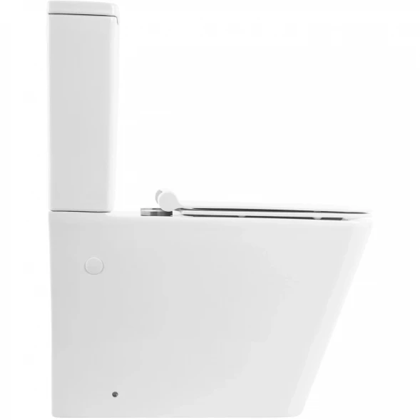 Чаша напольного безободкового унитаза BelBagno Ardente-R BB02093CPR