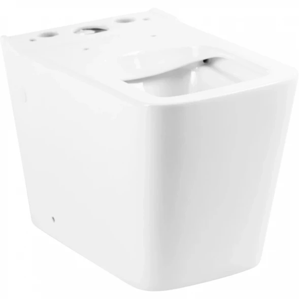 Чаша напольного безободкового унитаза BelBagno Ardente-R BB02093CPR
