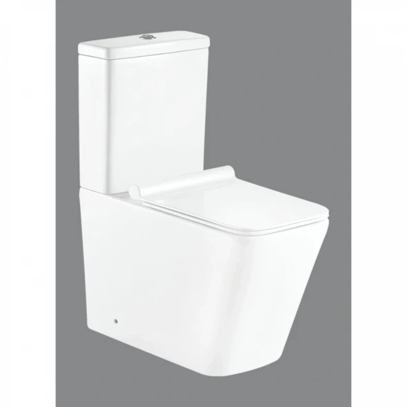 Чаша напольного безободкового унитаза BelBagno Ardente-R BB02093CPR