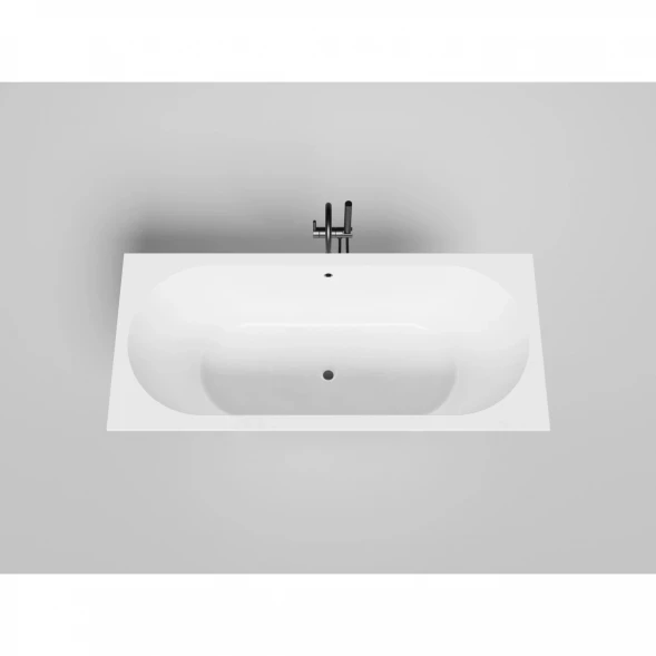 Ванна из литьевого мрамора Salini S-Sense Ornella Axis 103413M 170,5x75,5 см, белый матовый