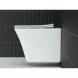 Унитаз подвесной Ceramica Nova Mono CN1902 безободковый, с сиденьем микролифт, белый
