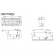 Квариловая ванна 170x70 см альпийский белый Villeroy &amp; Boch Oberon UBQ177OBE2V-01