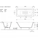 Ванна чугунная Vinsent Veron Concept VCO1607042H/VH0015BR-AS 160x70 см, с ручками, антискользящим покрытием, белый