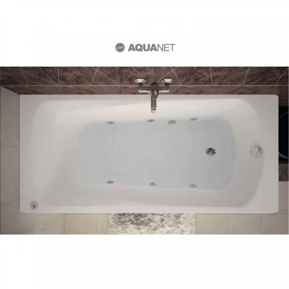 Акриловая ванна 169,4x69,5 см Aquanet Roma 00205375