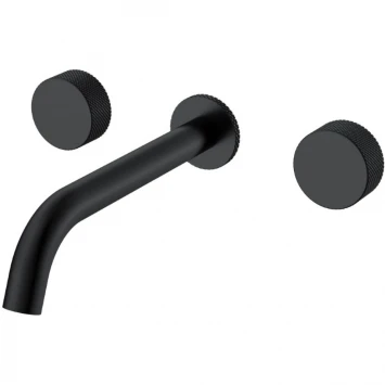 Смеситель для раковины Boheme Stick Touch 152-2-B.2 встраиваемый, черный матовый
