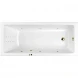 Акриловая ванна Whitecross Wave 0101.160070.100.LINENANO.GL 159,5x70 см, с гидромассажем, белый