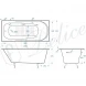 Ванна чугунная Delice Maestro DLR230646-AS 200x85 см, с антискользящим покрытием, белый