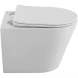 Унитаз подвесной BelBagno Flay-R BB053CHR/SC безободковый, с сиденьем микролифт, белый