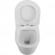 Унитаз подвесной BelBagno Flay-R BB053CHR/SC безободковый, с сиденьем микролифт, белый