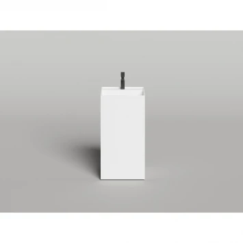 Раковина Salini S-Sense Armonia Square Top 01 130511TG 46x46 см, напольная, белый глянец