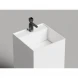 Раковина Salini S-Sense Armonia Square Top 01 130511TG 46x46 см, напольная, белый глянец