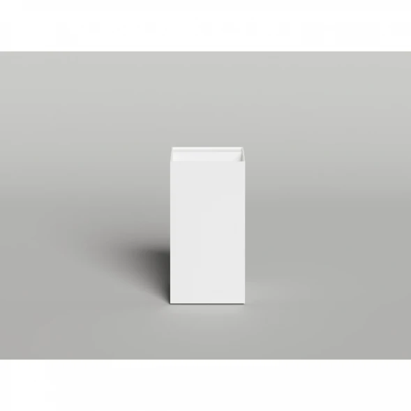 Раковина Salini S-Sense Armonia Square Top 01 130511TG 46x46 см, напольная, белый глянец