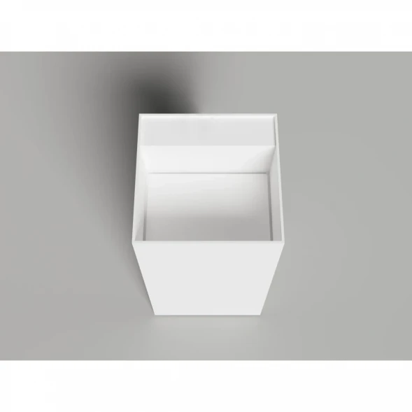 Раковина Salini S-Sense Armonia Square Top 01 130511TG 46x46 см, напольная, белый глянец
