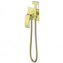 Гигиенический душ Wonzon &amp; Woghand Fit WW-88829009-BG со смесителем, золотой матовый