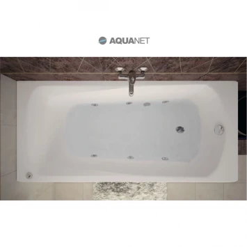 Акриловая ванна 159x69,5 см Aquanet Roma 00205505