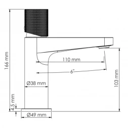 Смеситель для раковины WasserKRAFT Tauber 6403