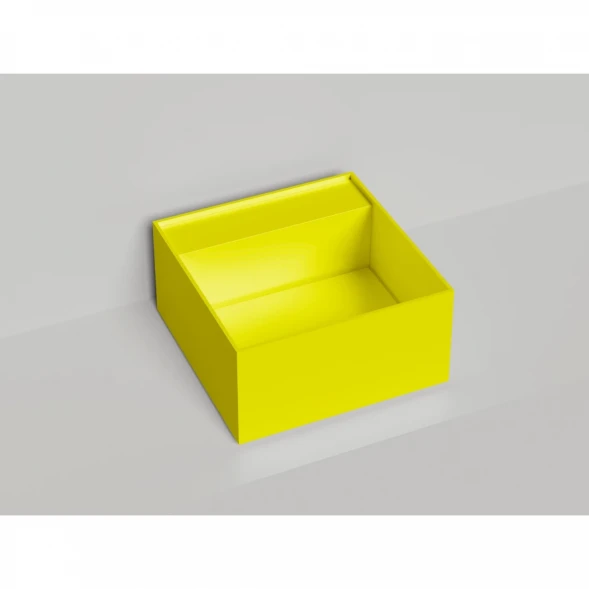 Раковина-чаша Salini S-Stone Armonia Square Top 02 130522TMF 45x45 см, накладная, покраска по RAL матовый полностью