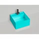 Раковина-чаша Salini S-Stone Armonia Square Top 02 130522TMF 45x45 см, накладная, покраска по RAL матовый полностью