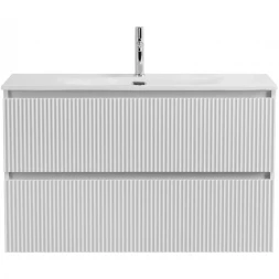 Тумба под раковину BelBagno Uno UNO-MINI-1000-2C-SO-BO 100 см, подвесная, белый матовый