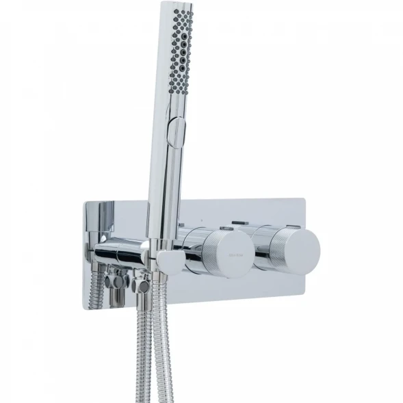 Смеситель для ванны Allen Brau Liberty 5.33009-00 встраиваемый, с душевым гарнитуром, хром